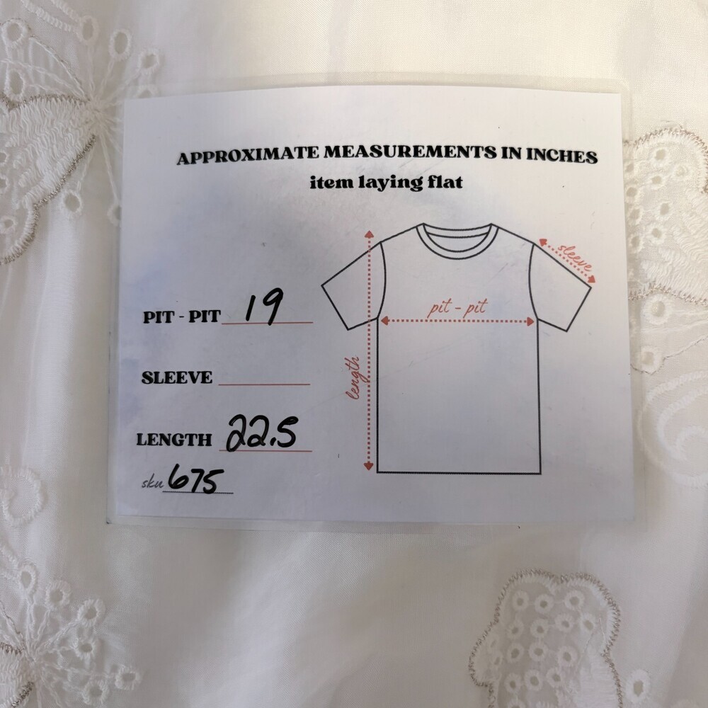 Silk Blouse Italy Embroidered Florals Fairy Core Casual Luxury White Size Small - Picture 8 of 15